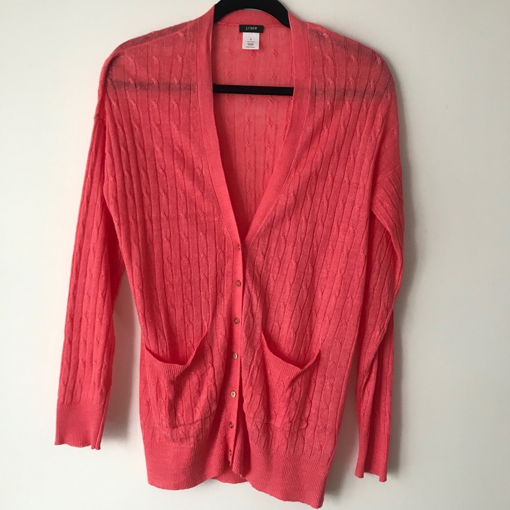 J.Crew linen cardigan